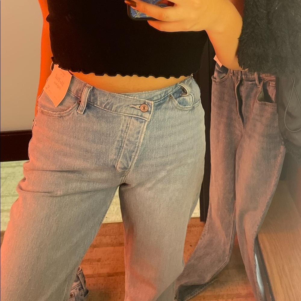 Abercrombie Crossover Dad Jeans